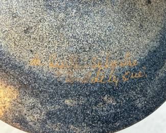 C106 - $20. Enameled Copper Trinket Dish. Signed De Passillé-Sylvestre