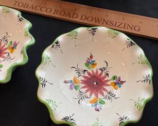 C140 - $20. Vestal Hand Painted Portugal 3 Piece Set.
