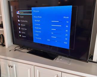 C142 - $250. Samsung 65" Smart TV. UN65J6200. Manufactured Dec. 2015. No issues! It's big and works great! No dead spots on the screen.