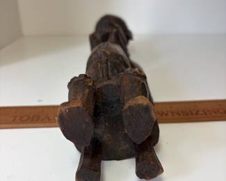 C85 - $65. African Senufo Hand Carved Wood Maternity Figure. Measures 14.5 Tall