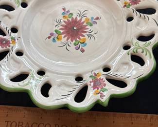 C140 - $20. Vestal Hand Painted Portugal 3 Piece Set.