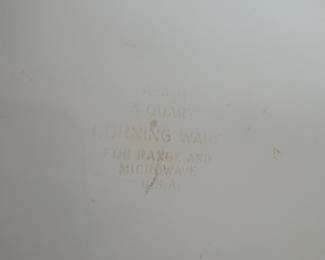 C45 - $25. Corning Ware Spice of Life with lid. 3 Quart. 4" deep.
