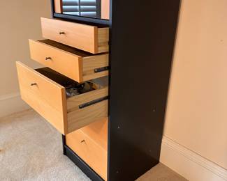 C8 - $100. 3 Piece Media Cabinet in good condition. Measures 97" x 18.5" x 75" tall.