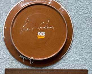 C134 - $20. Les Gabon Terracotta Plate.