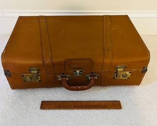 C162 - $75. Set of "Quality Personality Luggage". Both are in good vintage condition.