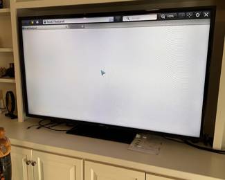 C142 - $250. Samsung 65" Smart TV. UN65J6200. Manufactured Dec. 2015. No issues! It's big and works great! No dead spots on the screen.