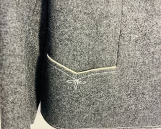 C165 - $40. Modell Loden Frey Wool Jacket. Measures 20.5" pit to pit. 22" long.