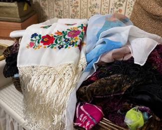 Vintage & modern scarves