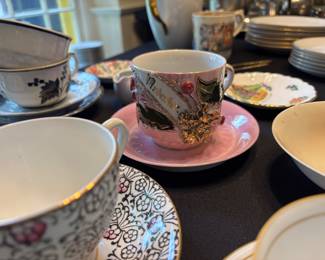 Tea cup collection
