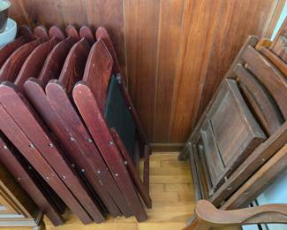 Folding chairs