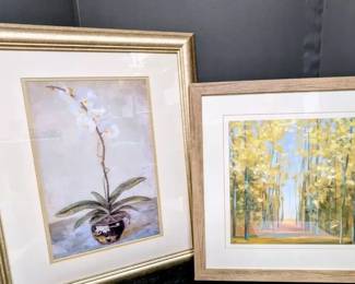 Two Framed Decor Pictures