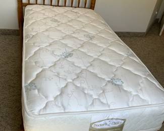 Conant Ball Twin Bed With Doctors Choice Mattress