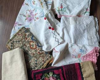 Embroidered Crewel Pieces, Embroidered Pieces More