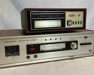 Two Eight Track Tape Players