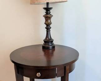 End Table with Lamp