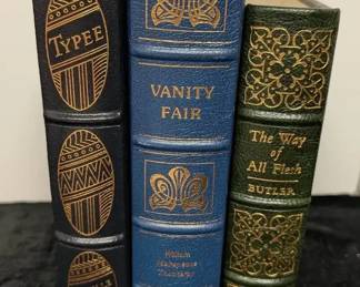 Easton Press Collectors Edition Leather Bound Vanity Fair, The Way Of All Flesh Typee