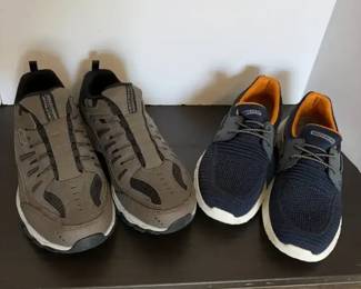 Two Pair Mens Sketchers Slipons
