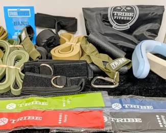 Tribe Fitness Resistance Bands Two Neck Fans