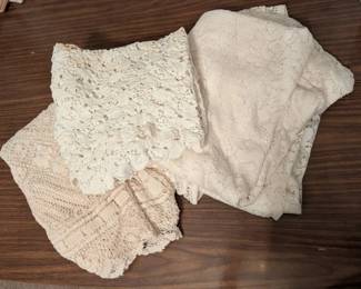Hand Crocheted Table Covers More