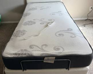 Twin Adjusted Bed with Headboard