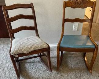 Two Vintage Rocking Chairs