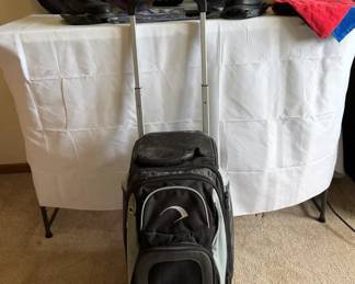 Double Bowling Bag Three Bowling Balls