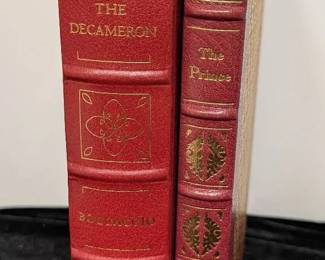Easton Press Collectors Edition Leather Bound The Prince The Decameron