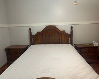 Queen bed and mattress