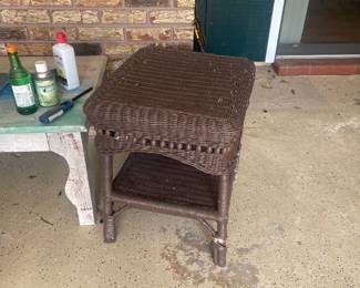 Wicker table