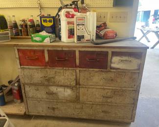 Vintage metal cabinet