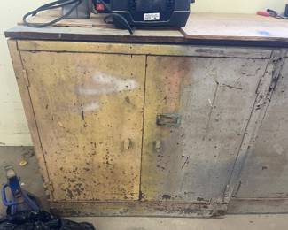 Vintage metal cabinet