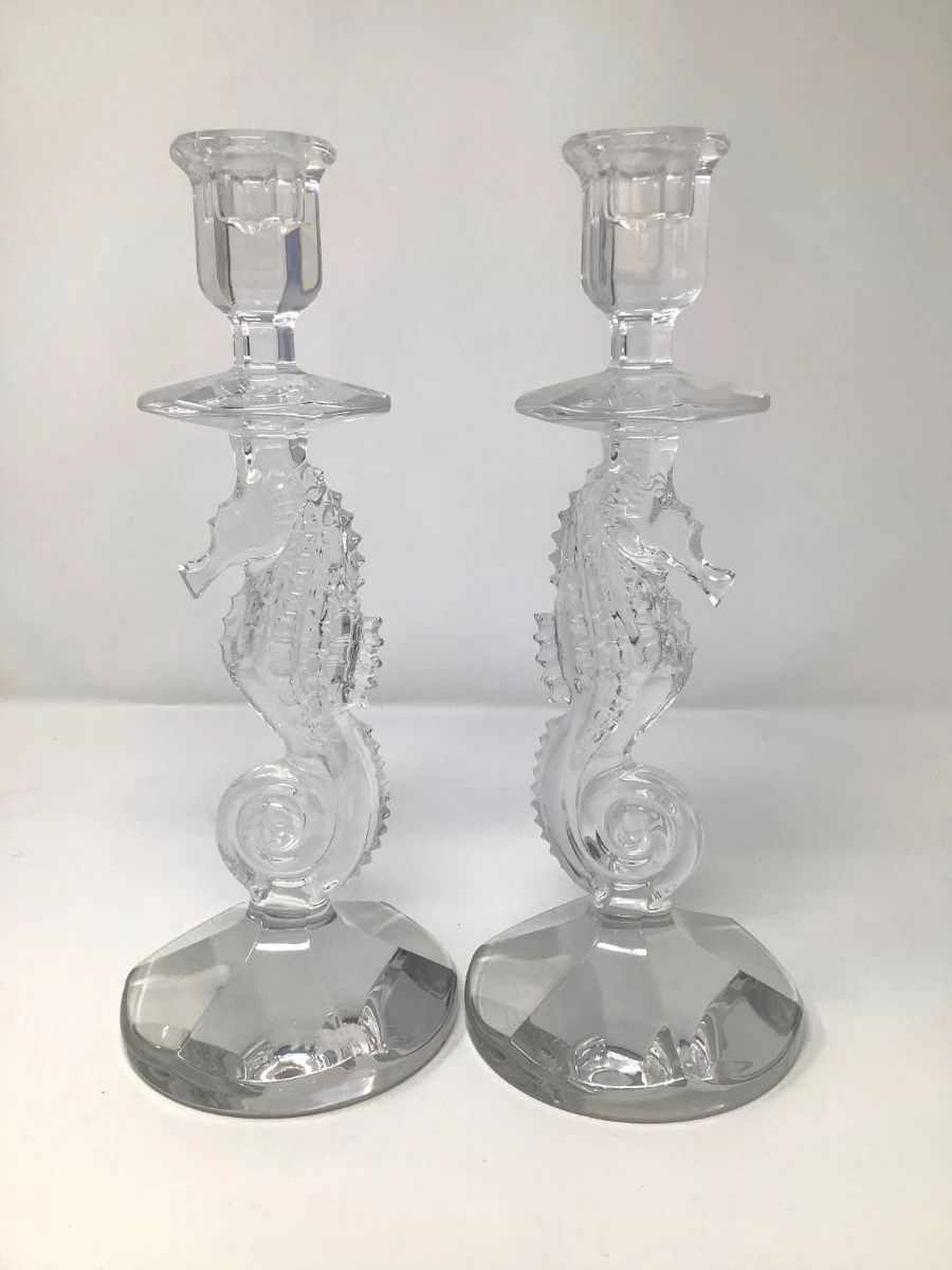 Waterford Seahorse Candlesticks