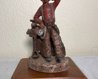 Michael Garman "The Hitching Post" Statue