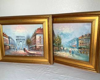 European Scene Oil Paintings