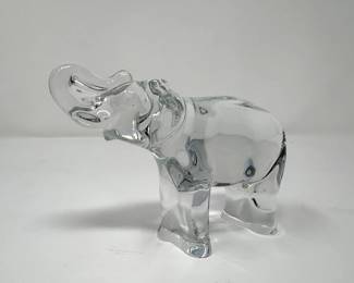Baccarat Glass Elephant