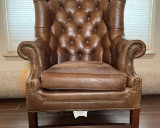 Lillian August Collection Leather Chair