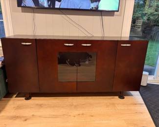 credenza, cabinet, wenge wood