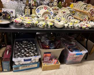 More Christmas and Blue Ridge Pottery