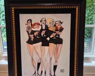 Todd White. Cosmopolitan 106/5500 Embellished Giclee. Limited Edition