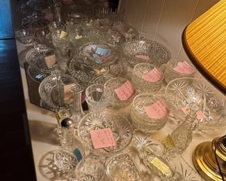 Crystal dishes