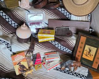 Western, Wool & Straw Cowboy Hats, Ammo, Knives, Leather Goods, & More