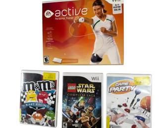 3 Wii Games SEALED EA Sports Active Personal Trainer Star Wars Game