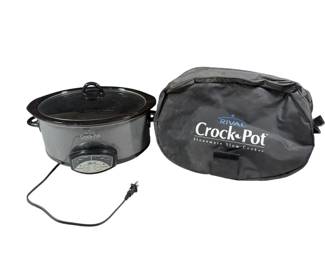 Rival CrockPot with Insulated Crock Holder Perfect for Easy Meal Prep