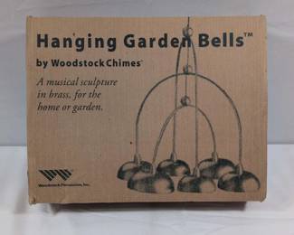 Woodstock Chimes Hanging Garden Bells Brass Wind Chime Sculpture New in Box