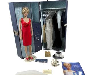 Princess Diana Wardrobe Collection Doll With Wardrobe, Outfits Accessories