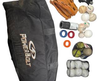 Softball Equipment Set with Bag Perfect for Players of All Levels