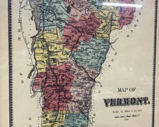 1869 Vermont print