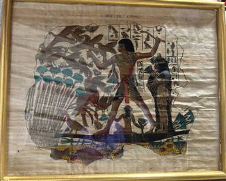 Painting in papyrus