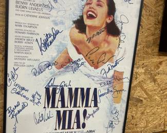 Cast signed from Mama Mia