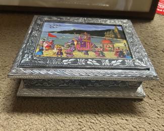 Indian, silverplated